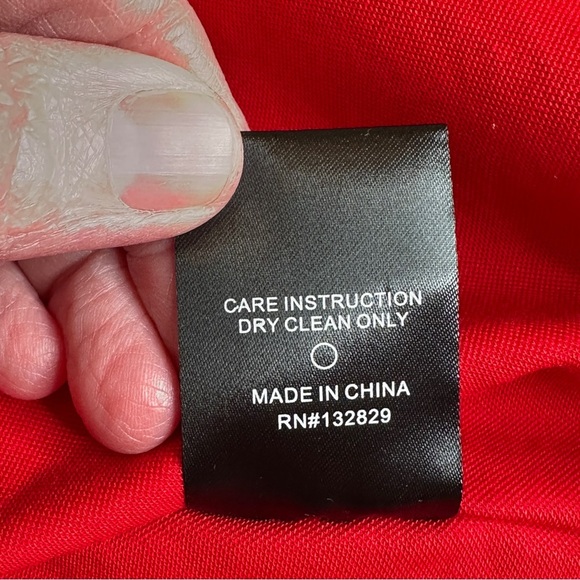 Chrissy Teigan X Revolve Medium Red Landon Dress Strapless NWT Sexy Hottie Date - Picture 6 of 12